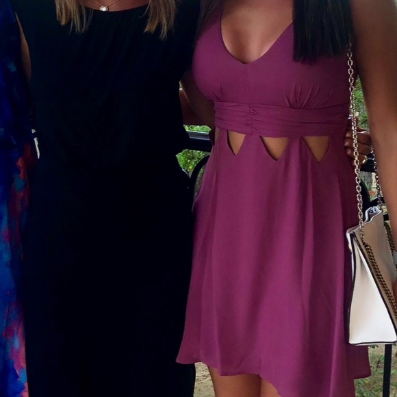 BCBG cutout mauve mini dress - Picture 7 of 7